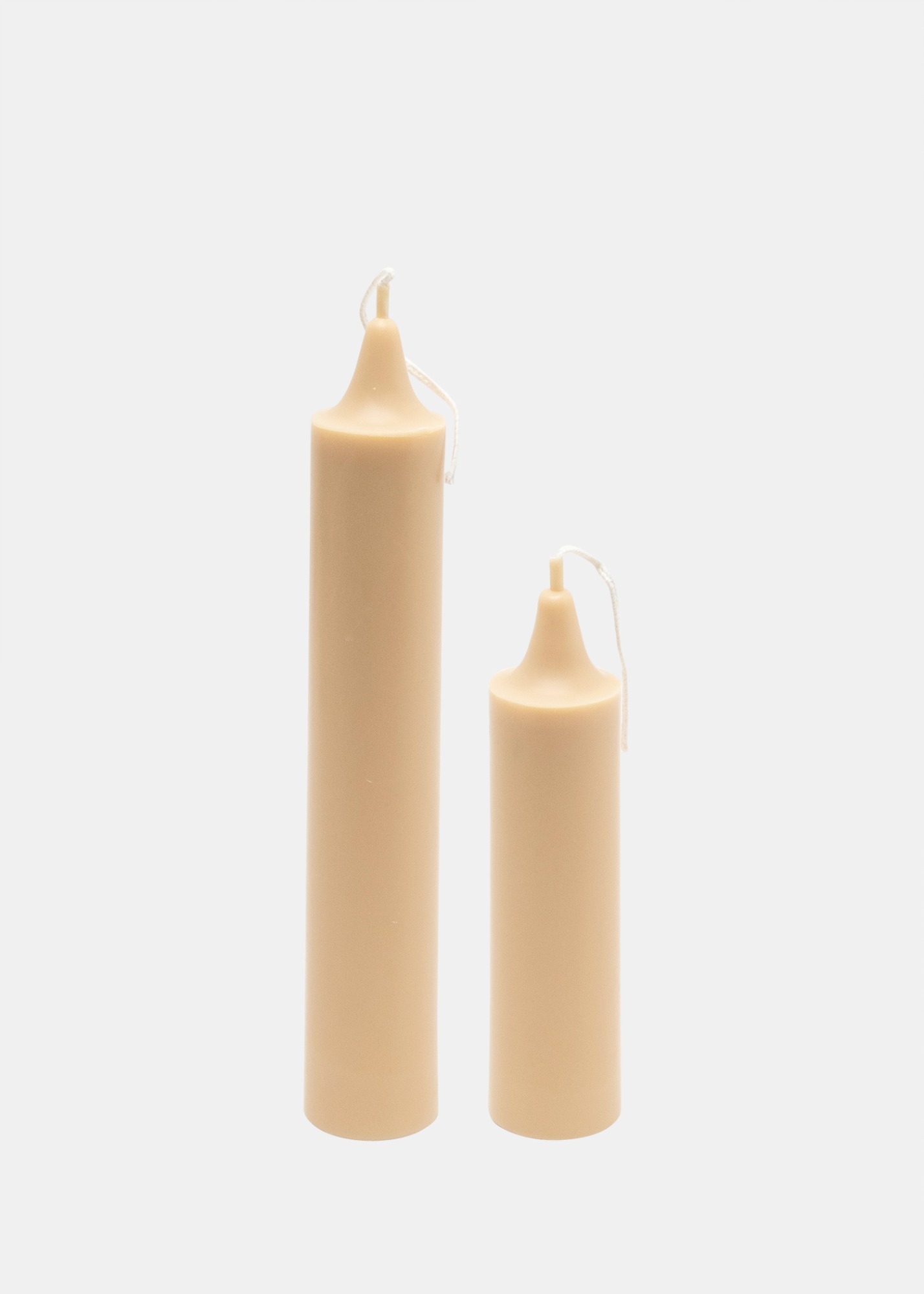 Column Candle Golden Yellow