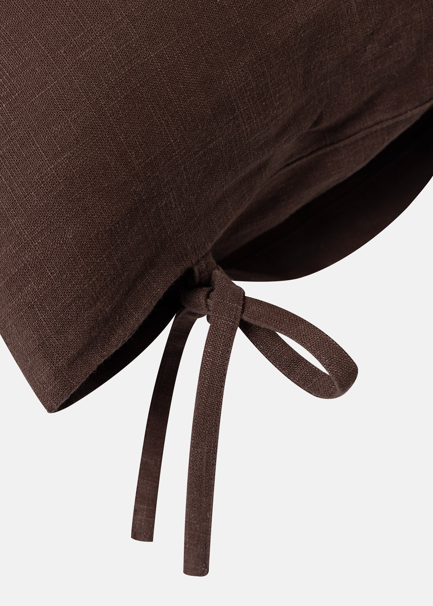 Linen Cushion Cover 50x50 Brown