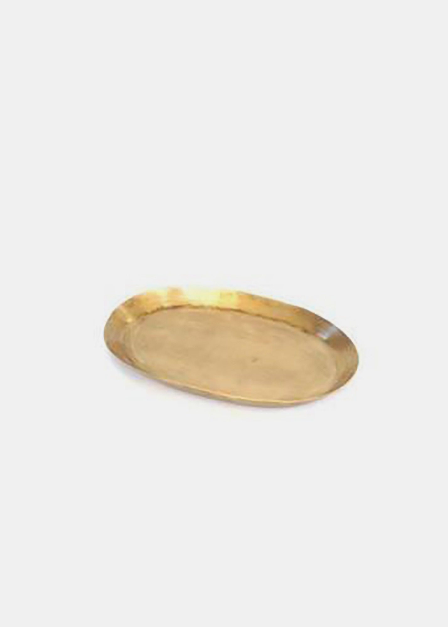 Brass Tray Oval Small