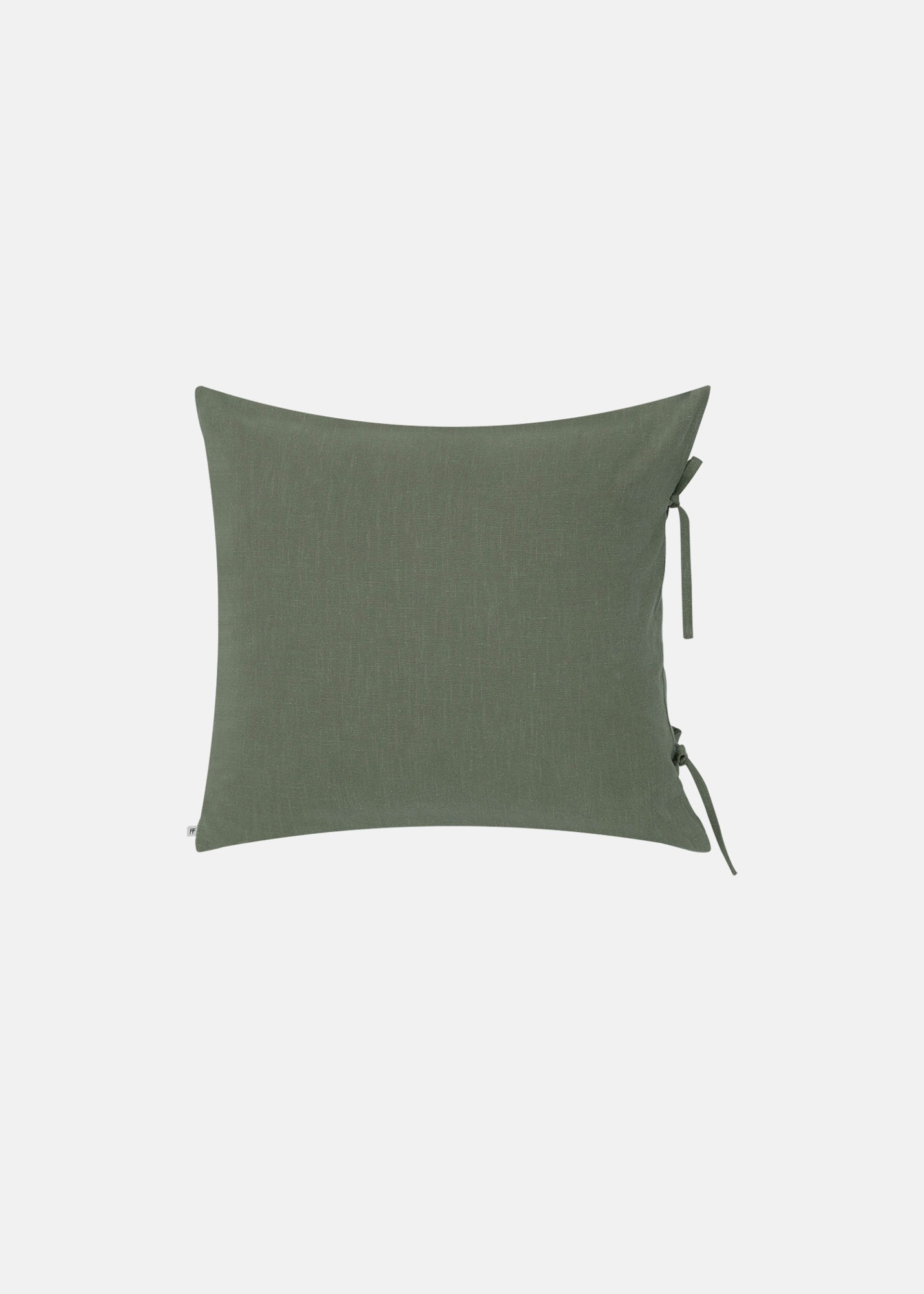 Linen Cushion Cover 50x50 Olive Green