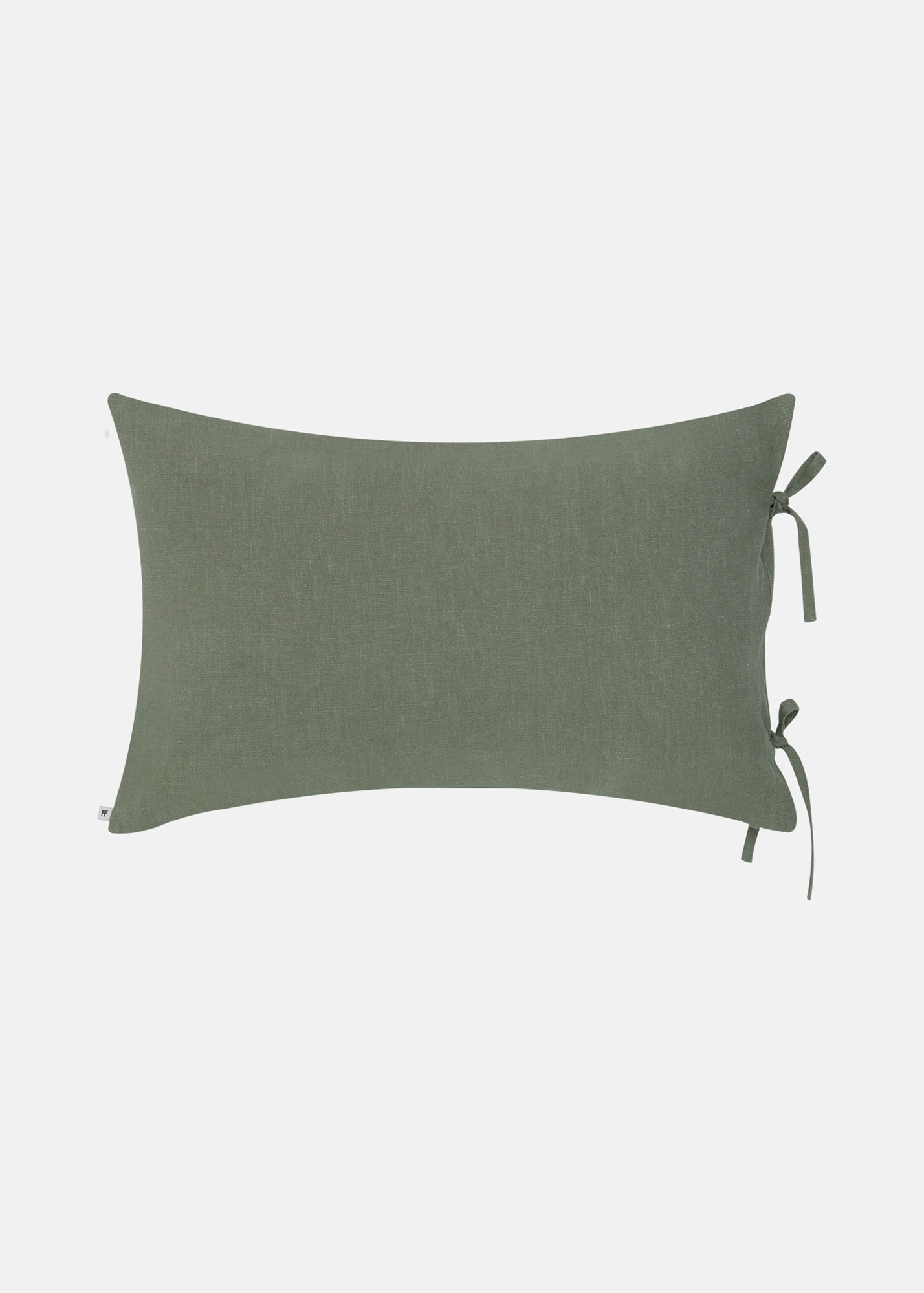 Linen Cushion Cover 60x40 Olive Green
