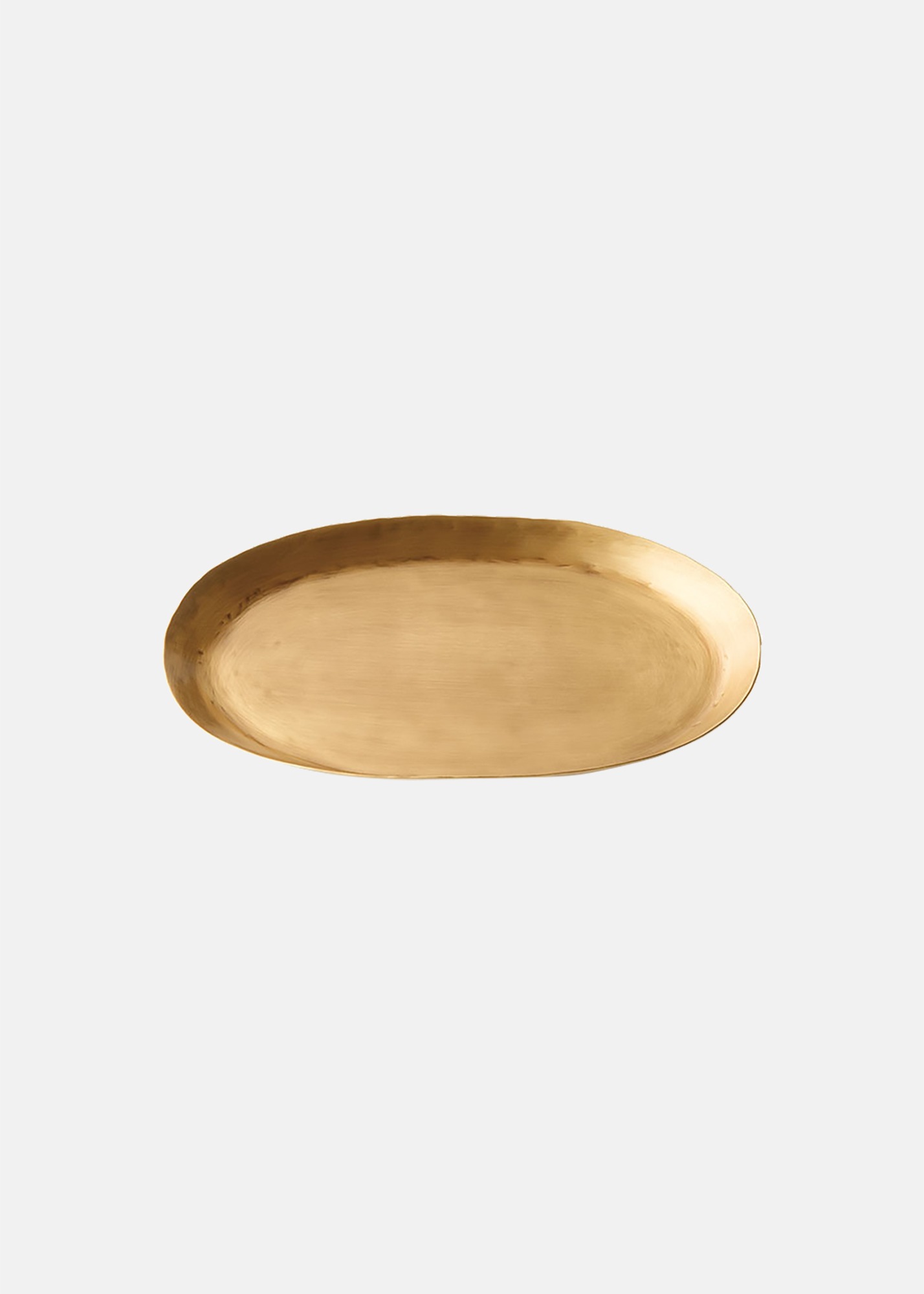 Brass Tray Oval Small