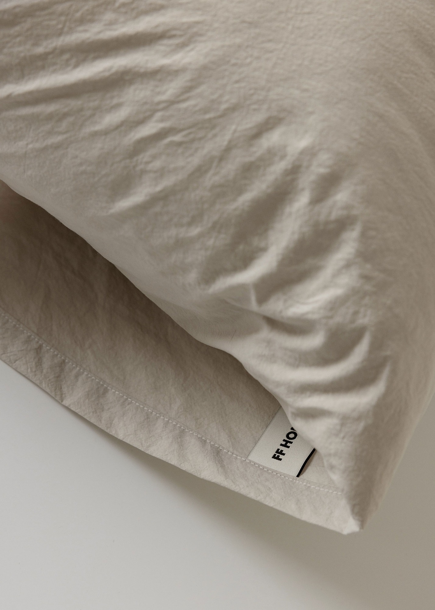 Cotton Pillow Cover Beige