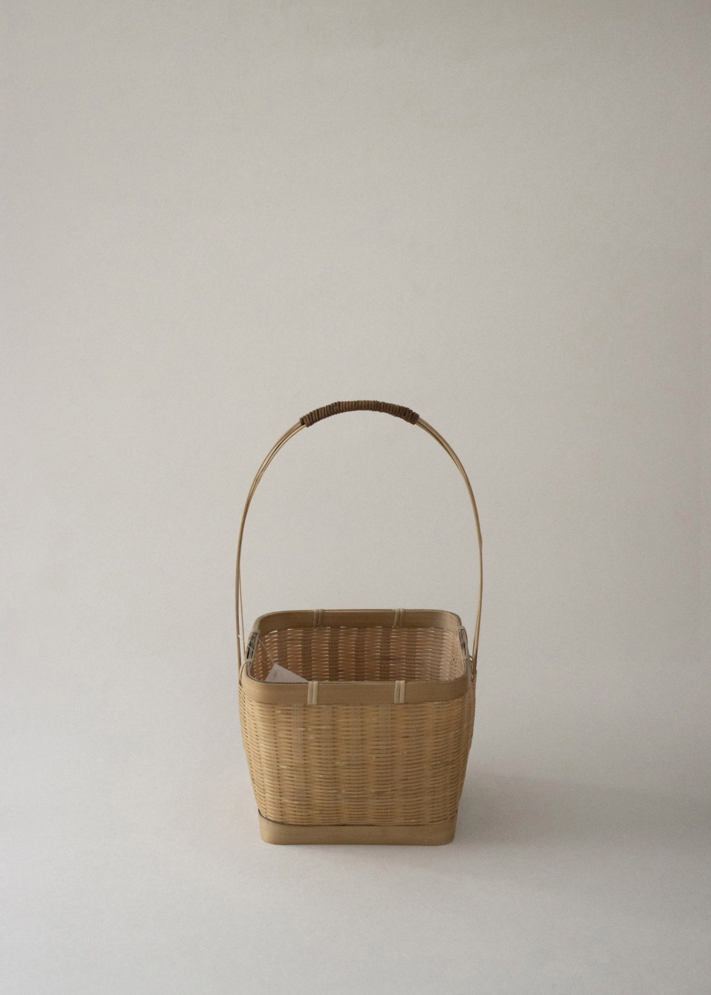 Bamboo Square Tea Basket