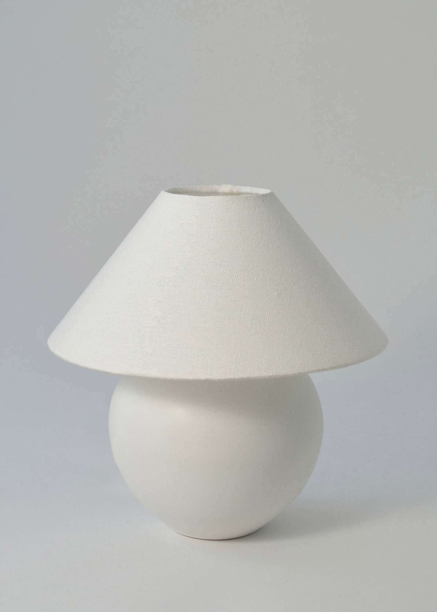 Moon Jar Table Lamp Porcelain White