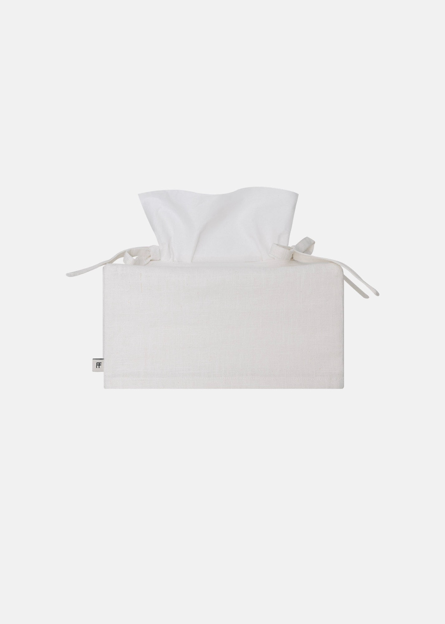 Linen Tissue Cover White