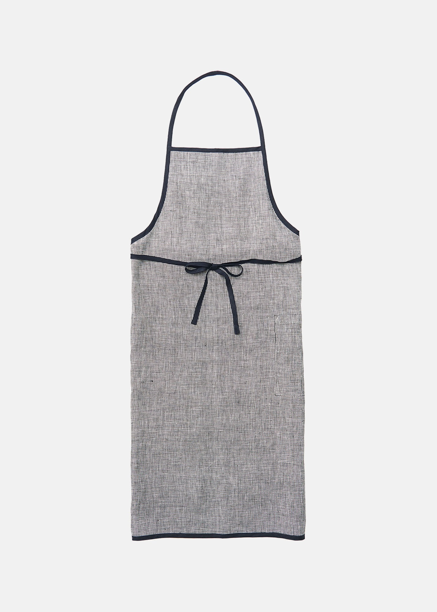Linen Piping Apron Toothhound Check