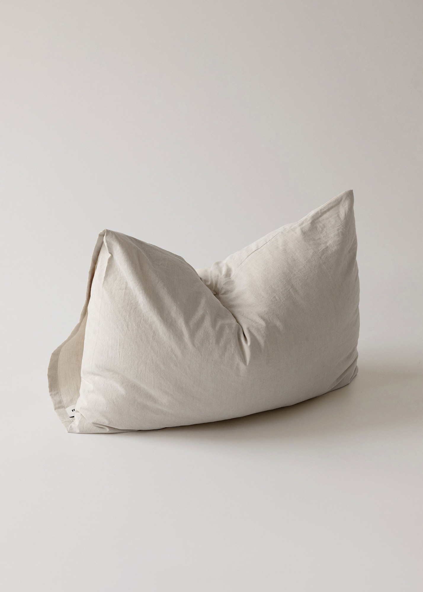Linen Cotton Pillow Cover Beige