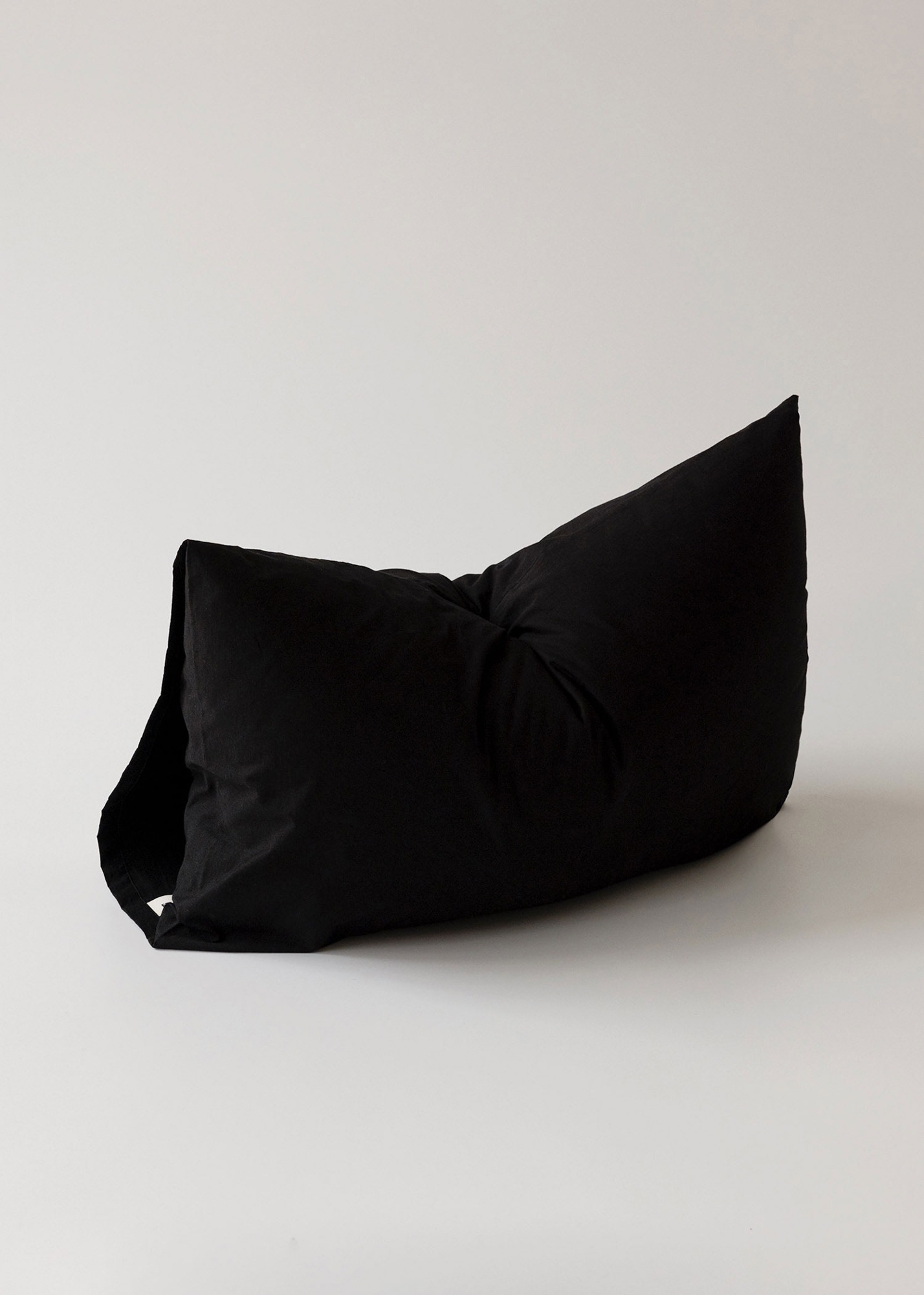 Linen Cotton Pillow Cover Black