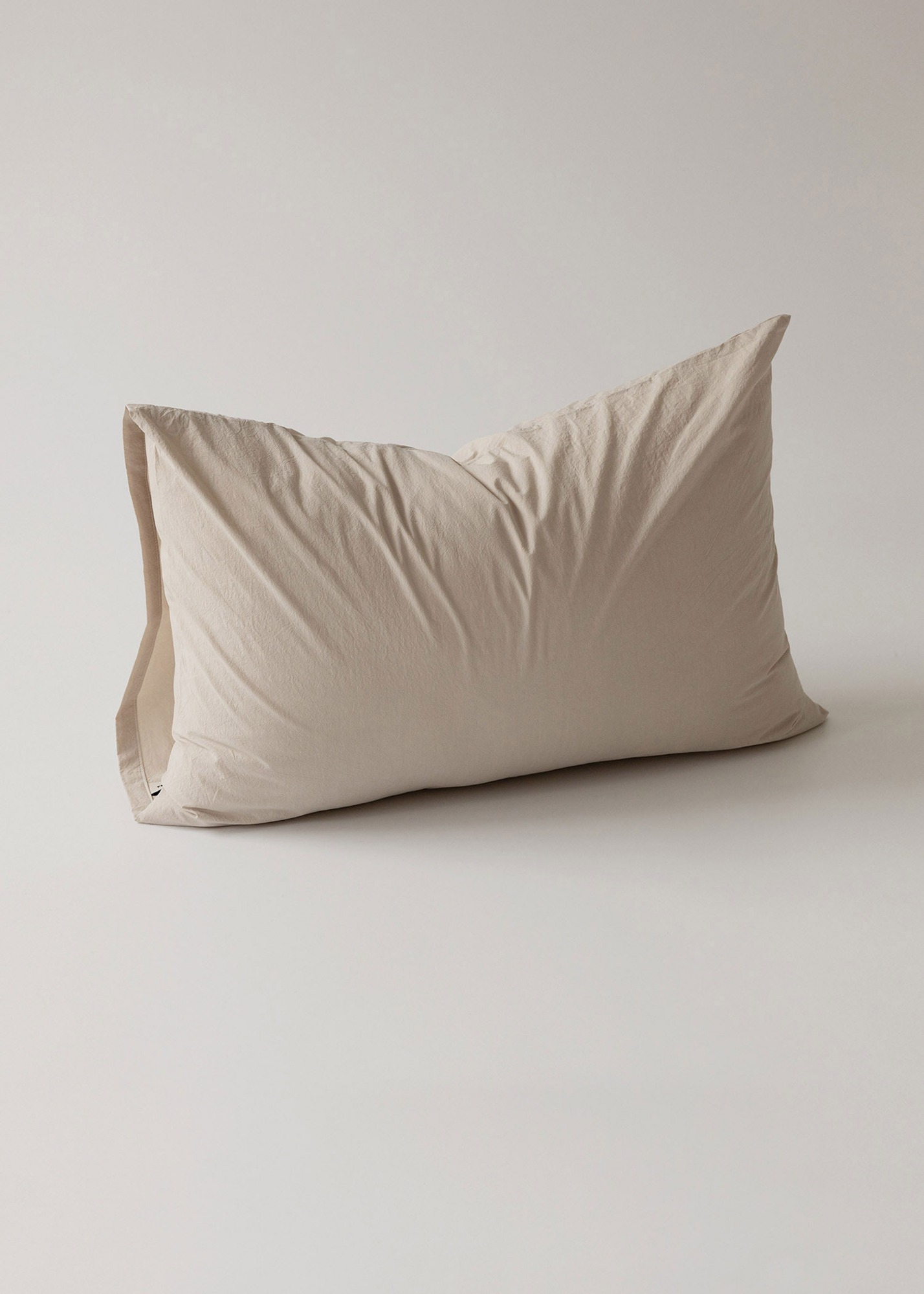 Cotton Pillow Cover Beige